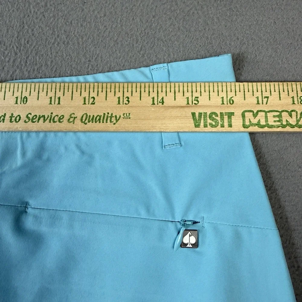 Pins and Aces Golf Shorts 34 Mens Blue 4 Way Stretch Athletic Performance - Picture 5 of 6